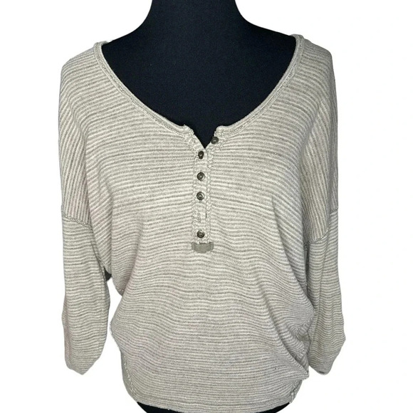 Free People We The Free Beach Haven Henley Tee - Picture 3 of 9